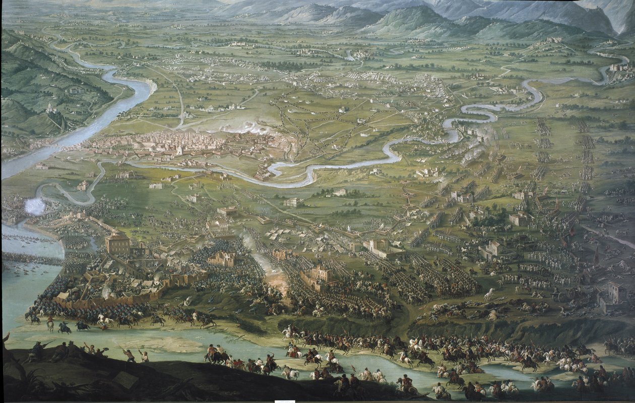 Die Schlacht von Turin von Charles Parrocel