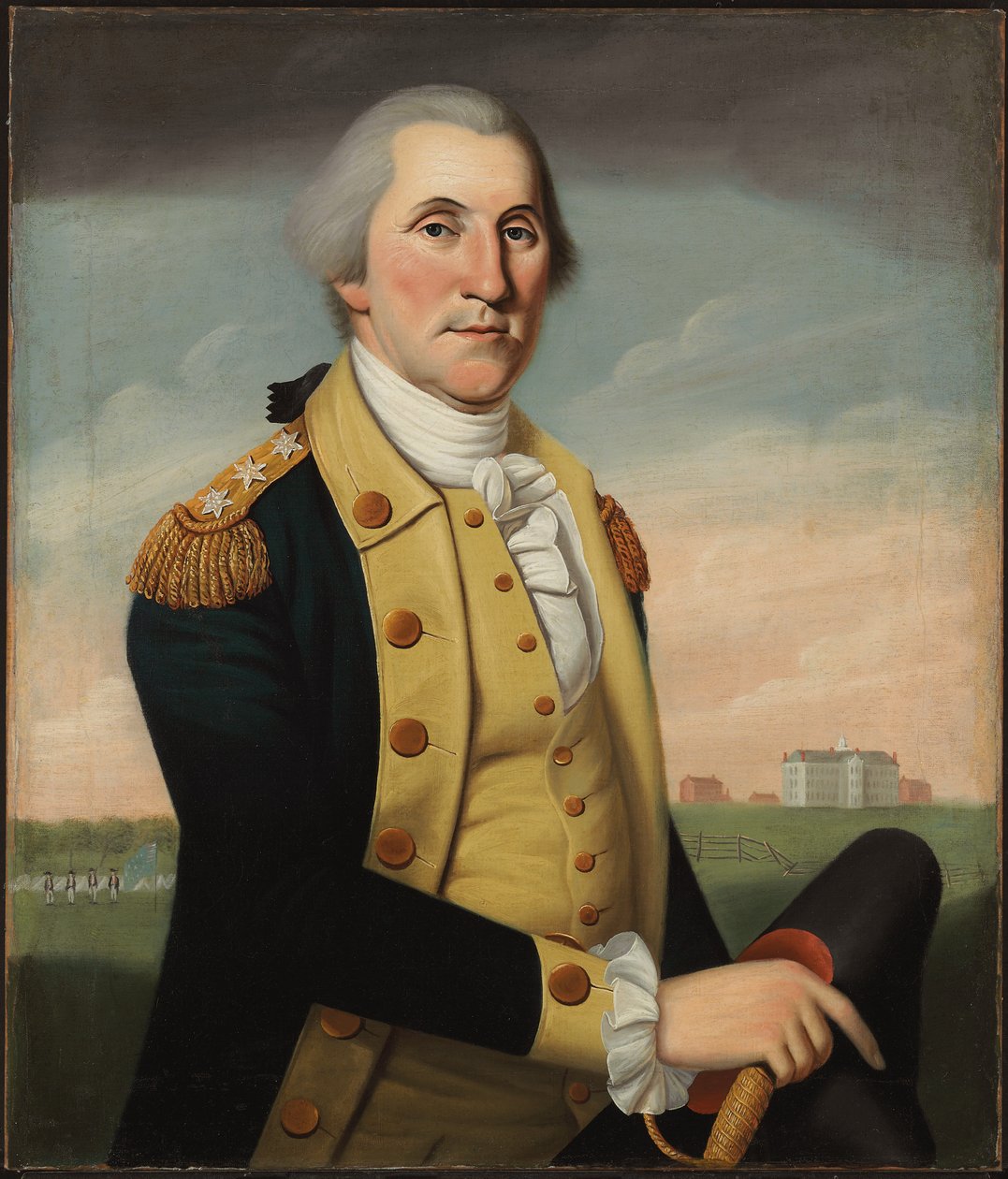 George Washington in Princeton von Charles Peale Polk
