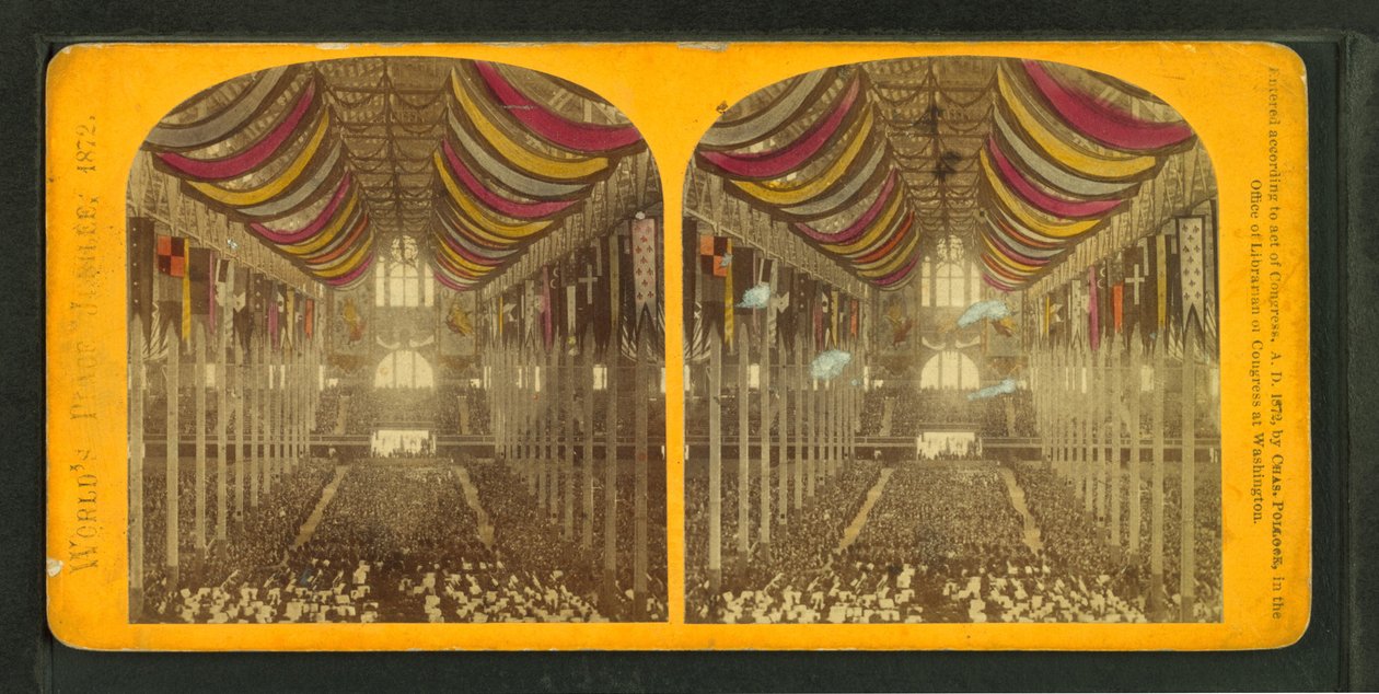 Weltfriedensjubiläum oder das Boston Coliseum von Charles Pollock