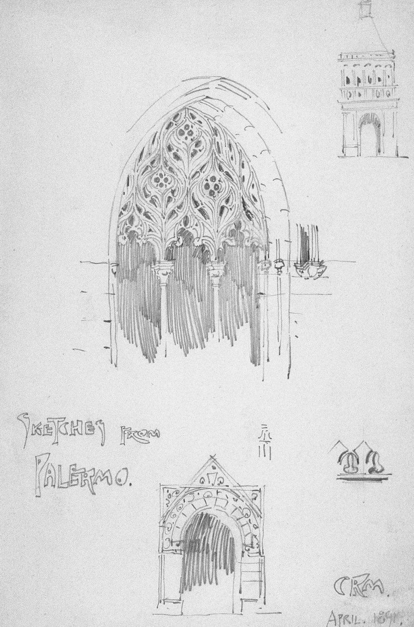 Skizzen aus Palermo von Charles Rennie Mackintosh