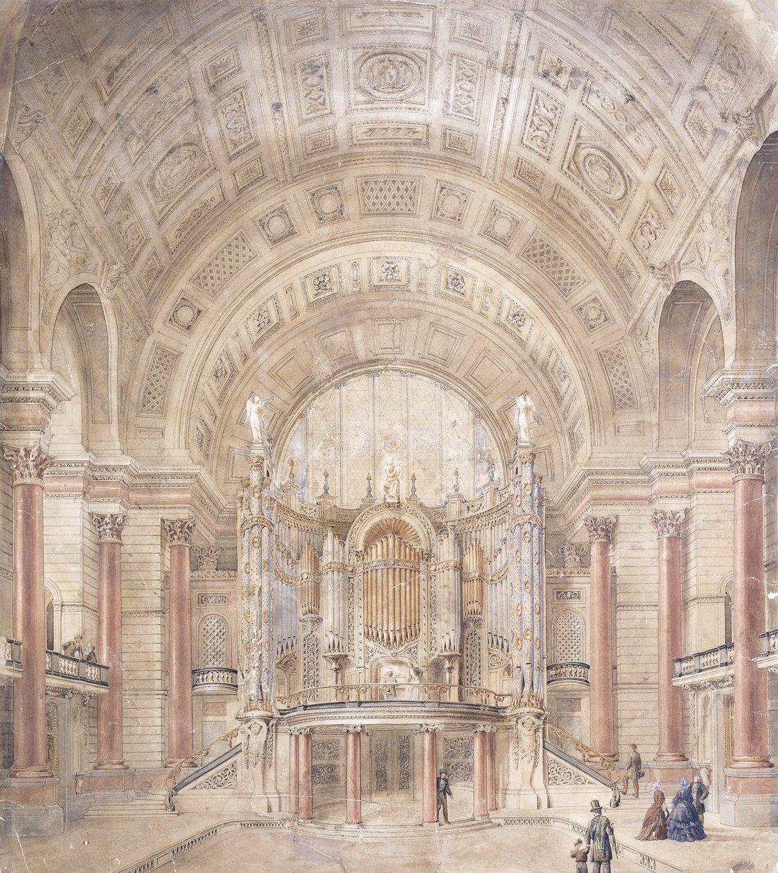 Das Innere der Großen Halle, St. George