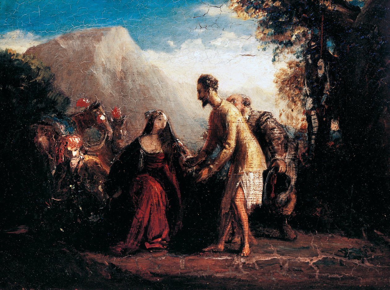 Don Quijote und Dulcinea von Charles Robert Leslie