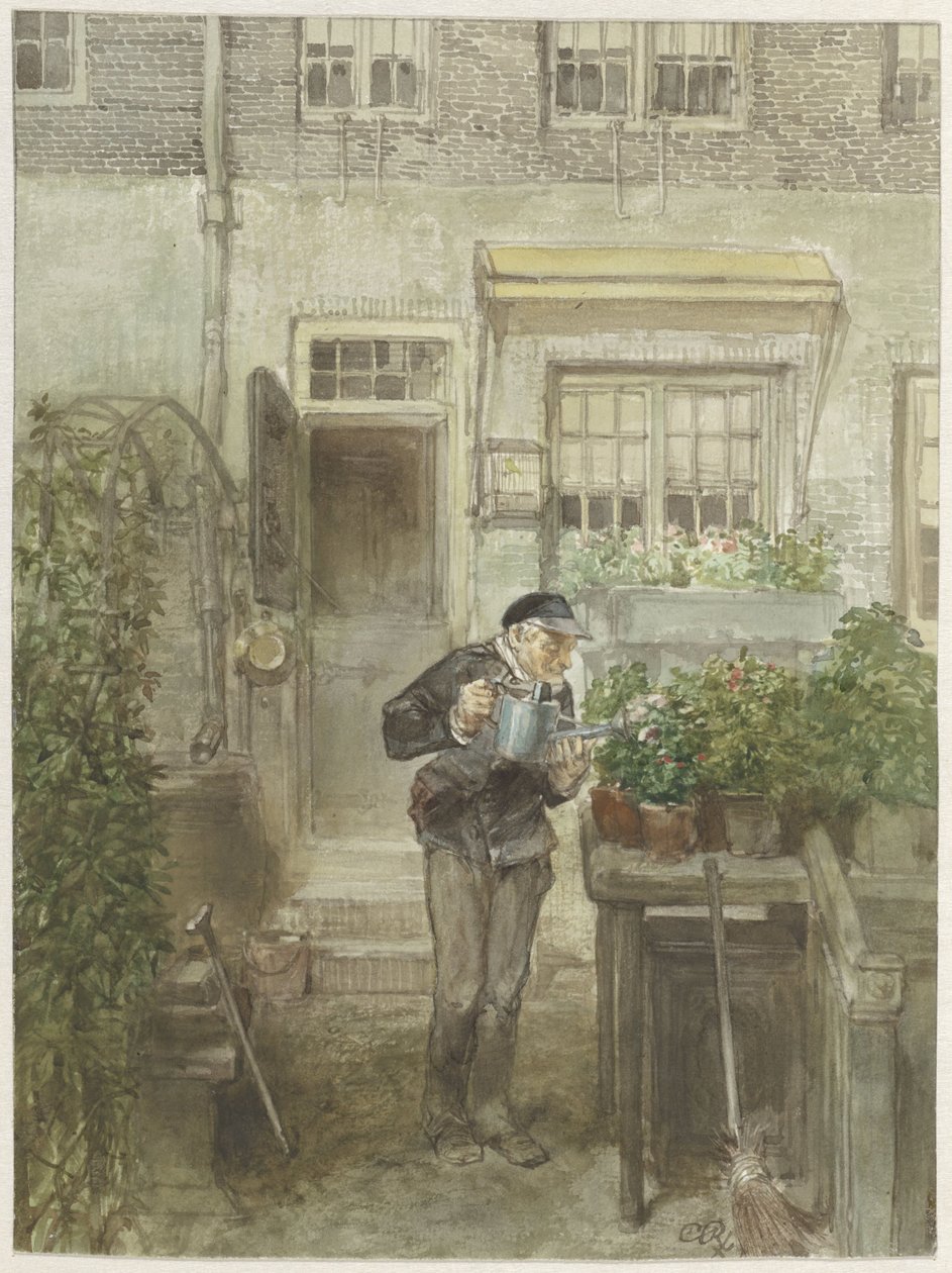 Der Blumenliebhaber von Charles Rochussen