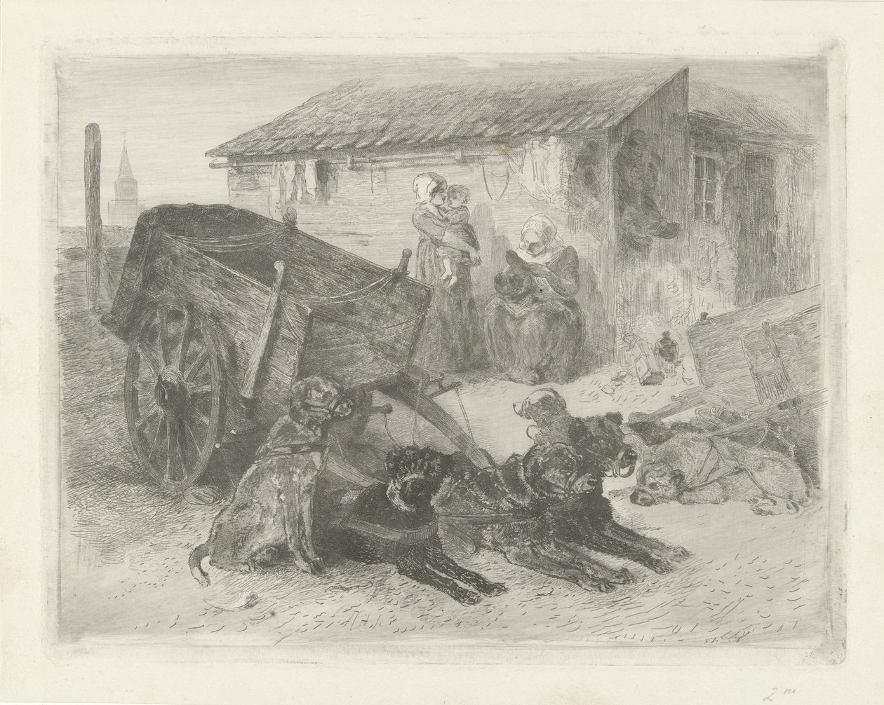 Der Hundekarren von Charles Rochussen