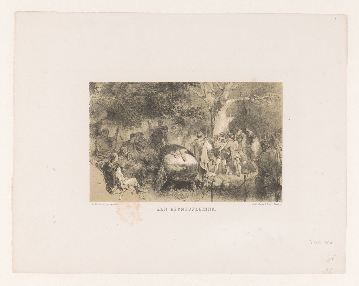 Rechtsprechung und Verurteilung im Wald Eine Rechtsprechung von Charles Rochussen