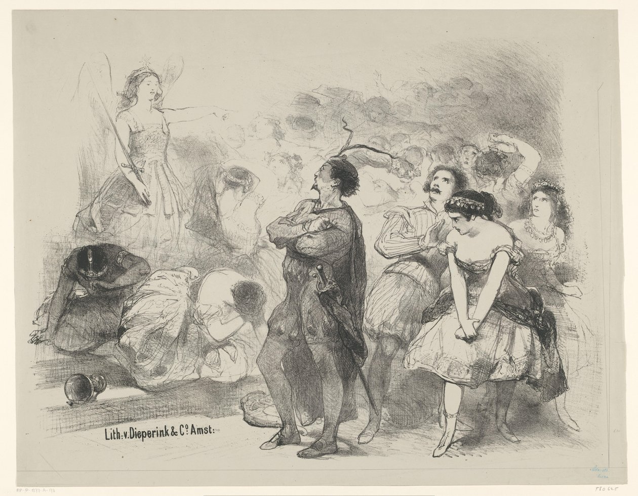 Szene aus dem Ballett Astaroth von Charles Rochussen