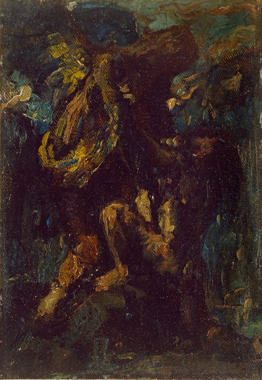 Jakob kämpft mit dem Engel, 19. Jahrhundert von Charles S Ricketts
