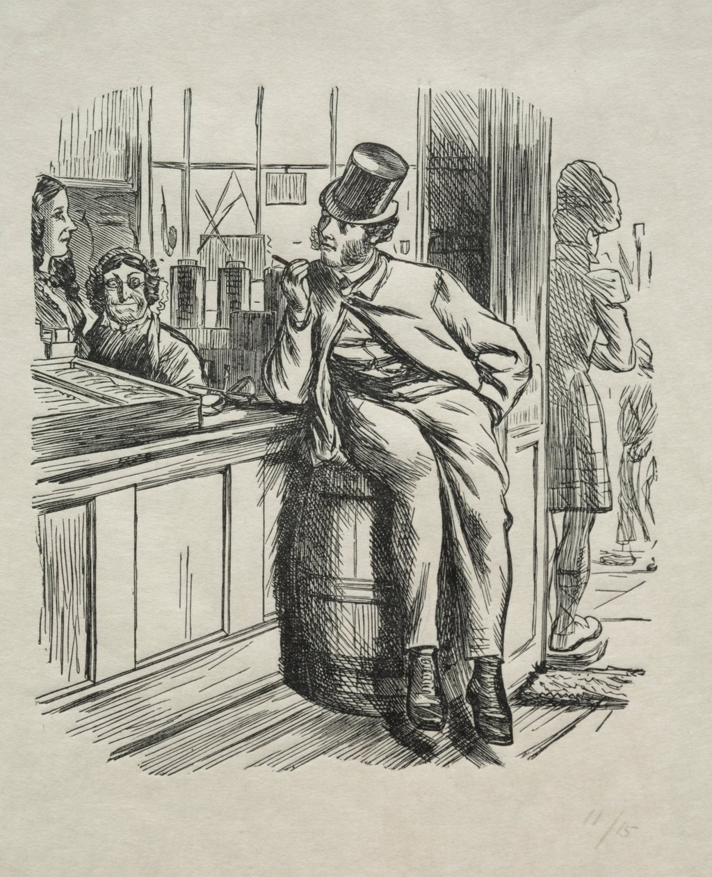 Was aus dem Mord an einem reichen Onkel zu Weihnachten wurde von Charles Samuel Keene