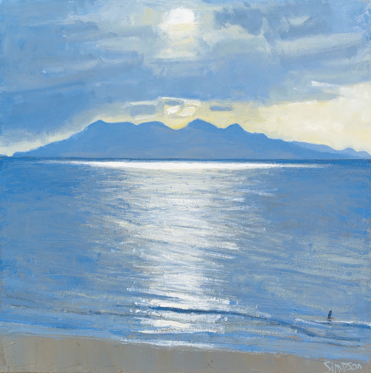 Abendbaderin von Charles Simpson