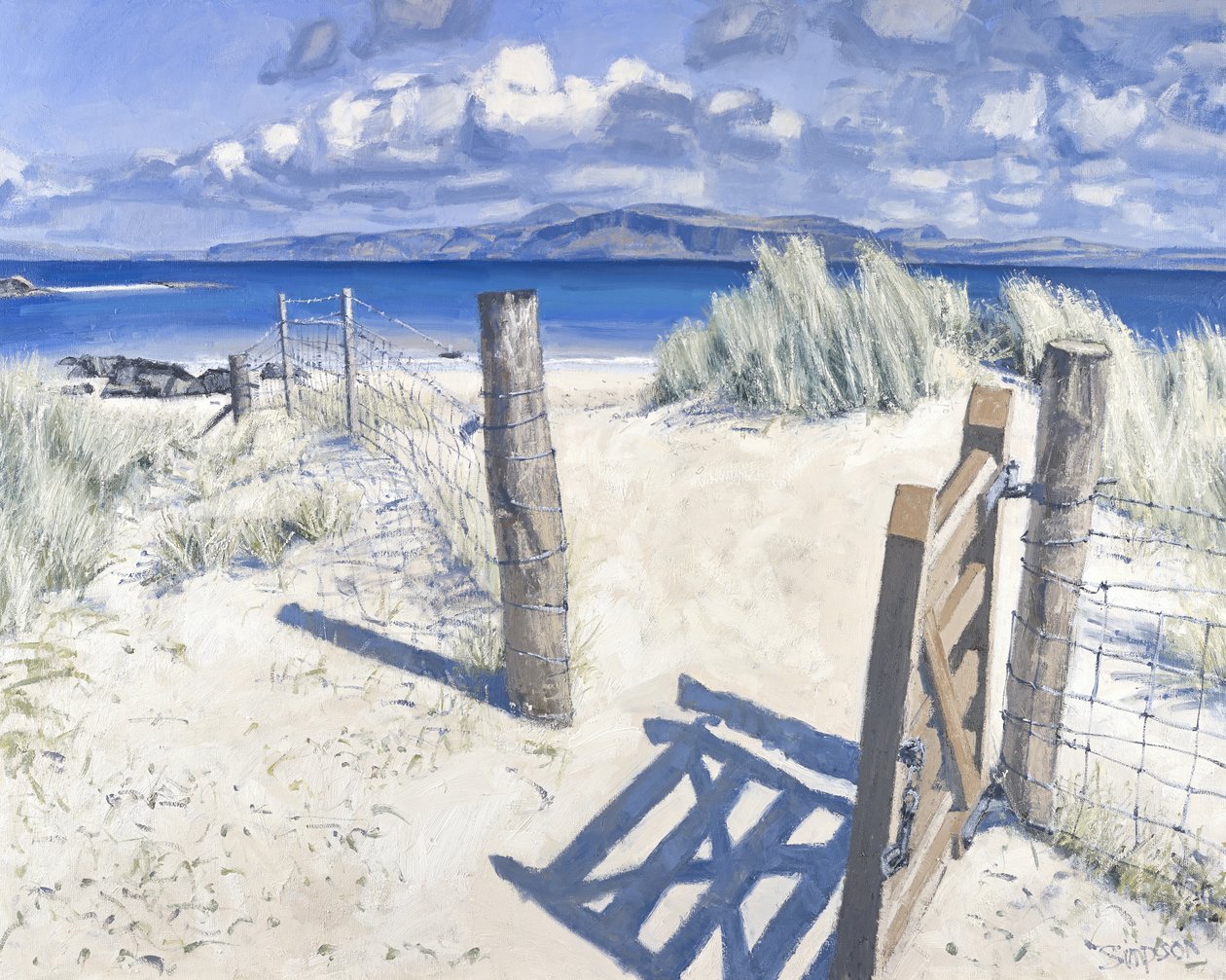 Tor zum Nordstrand, 2013 von Charles Simpson