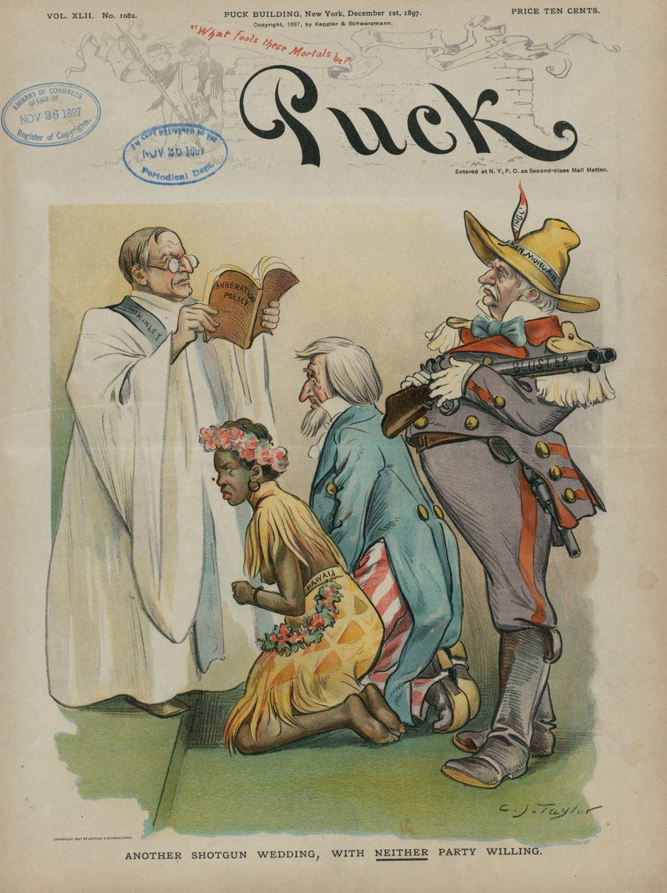 Eine weitere Schrotflintenhochzeit, bei der keine Partei willig ist, 1897 von Charles Taylor