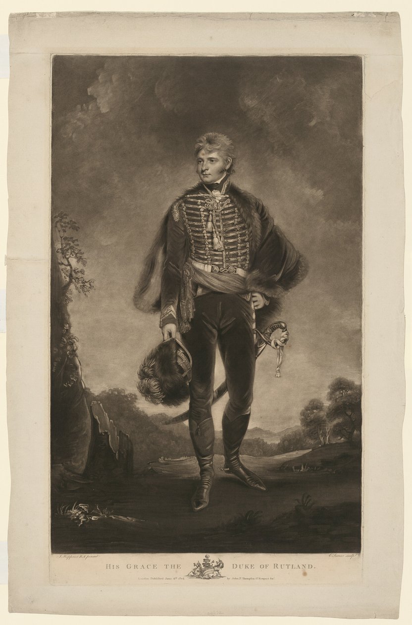 Seine Gnaden der Herzog von Rutland von Charles Turner