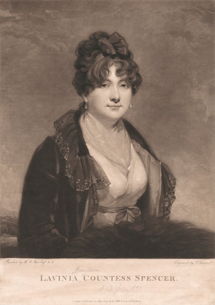 Lavinia Bingham, Gräfin Spencer von Charles Turner