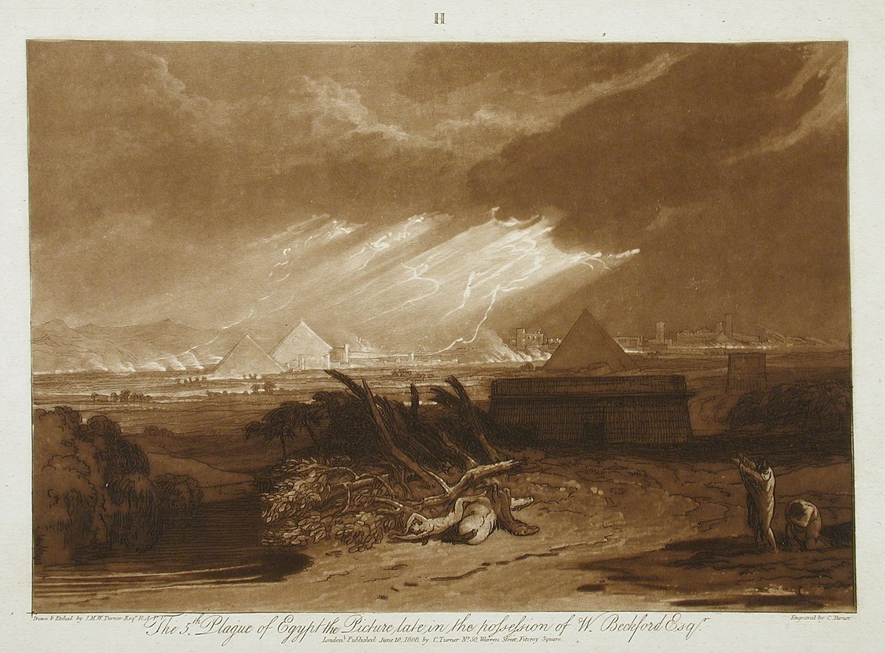 Die fünfte Plage Ägyptens von Charles Turner