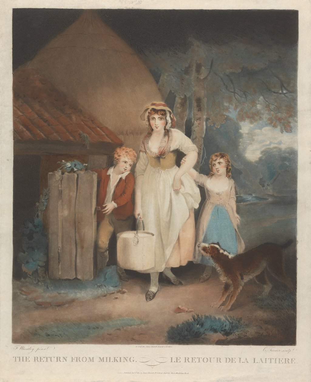 Die Rückkehr vom Melken von Charles Turner
