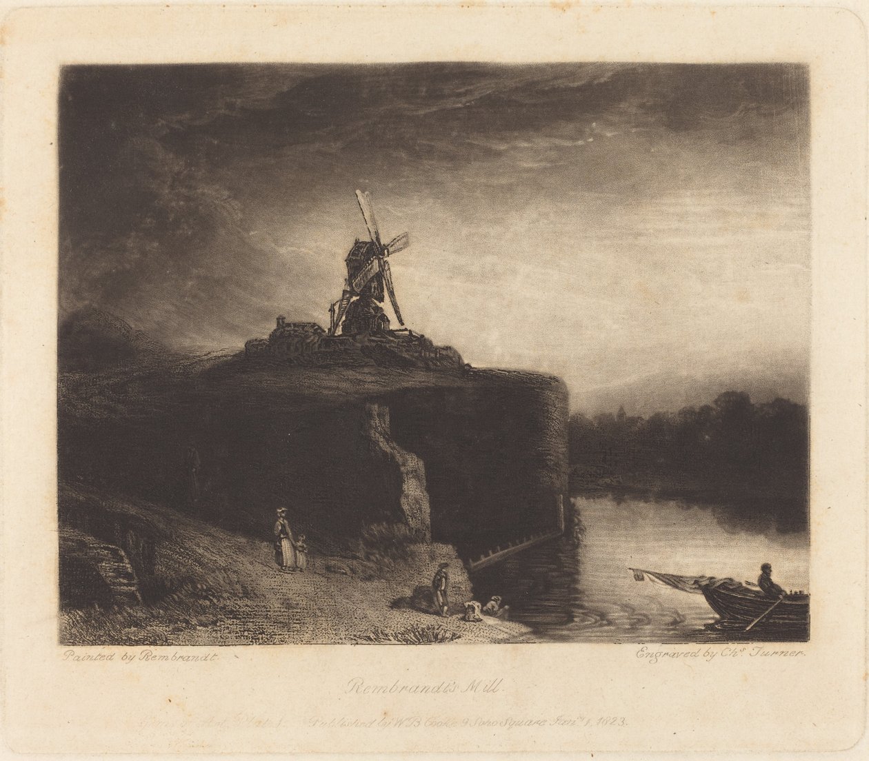 Die Mühle von Charles Turner after Rembrandt van Rijn