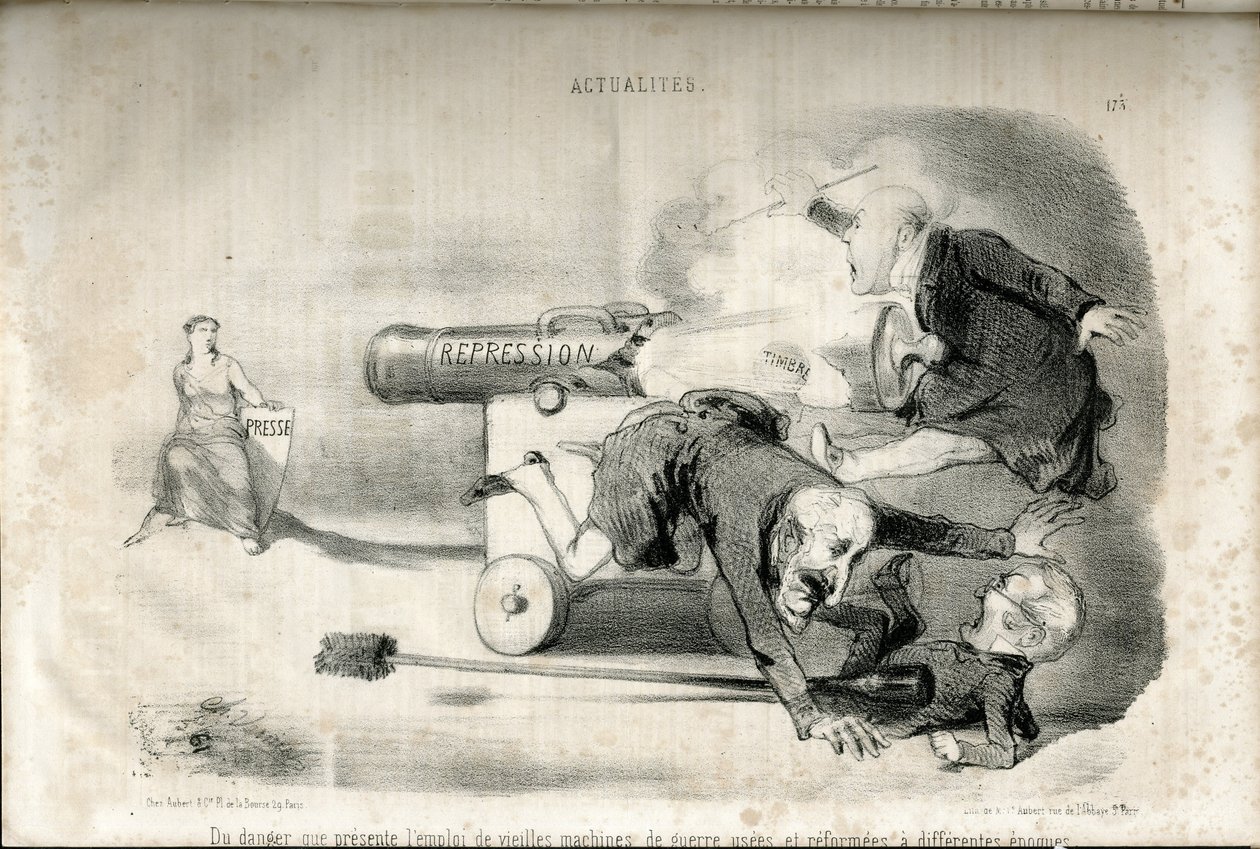 Illustration von Charles Vernier in Le Charivari von Charles Vernier