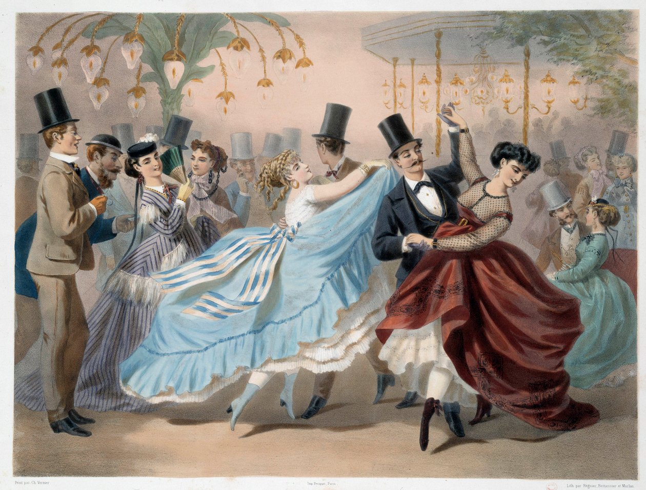 Le bal Mabille von Charles Vernier