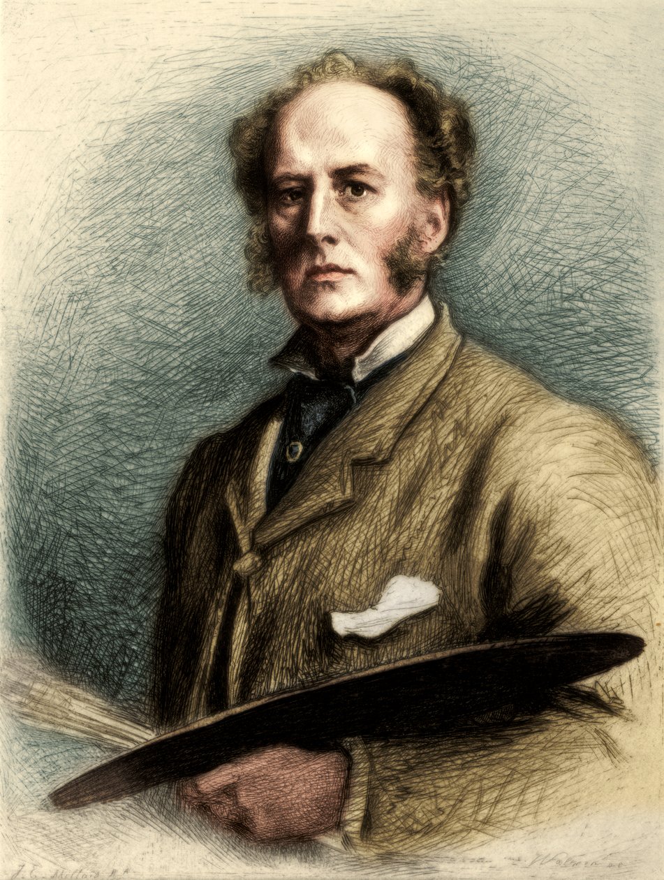 John Everett Millais, britischer Künstler von Charles Waltner