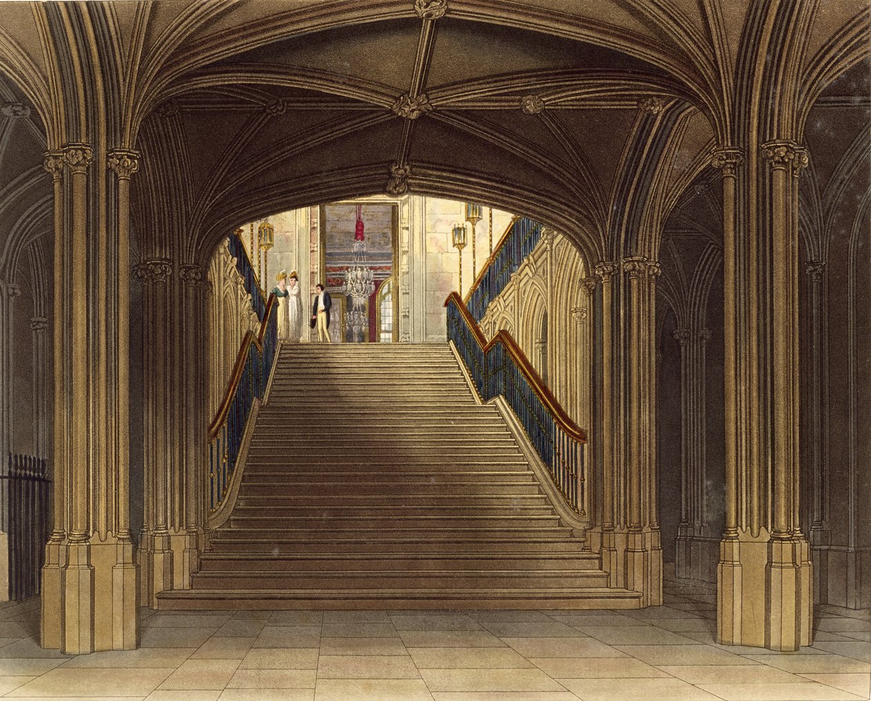 Eine Treppe, Windsor Castle, aus 