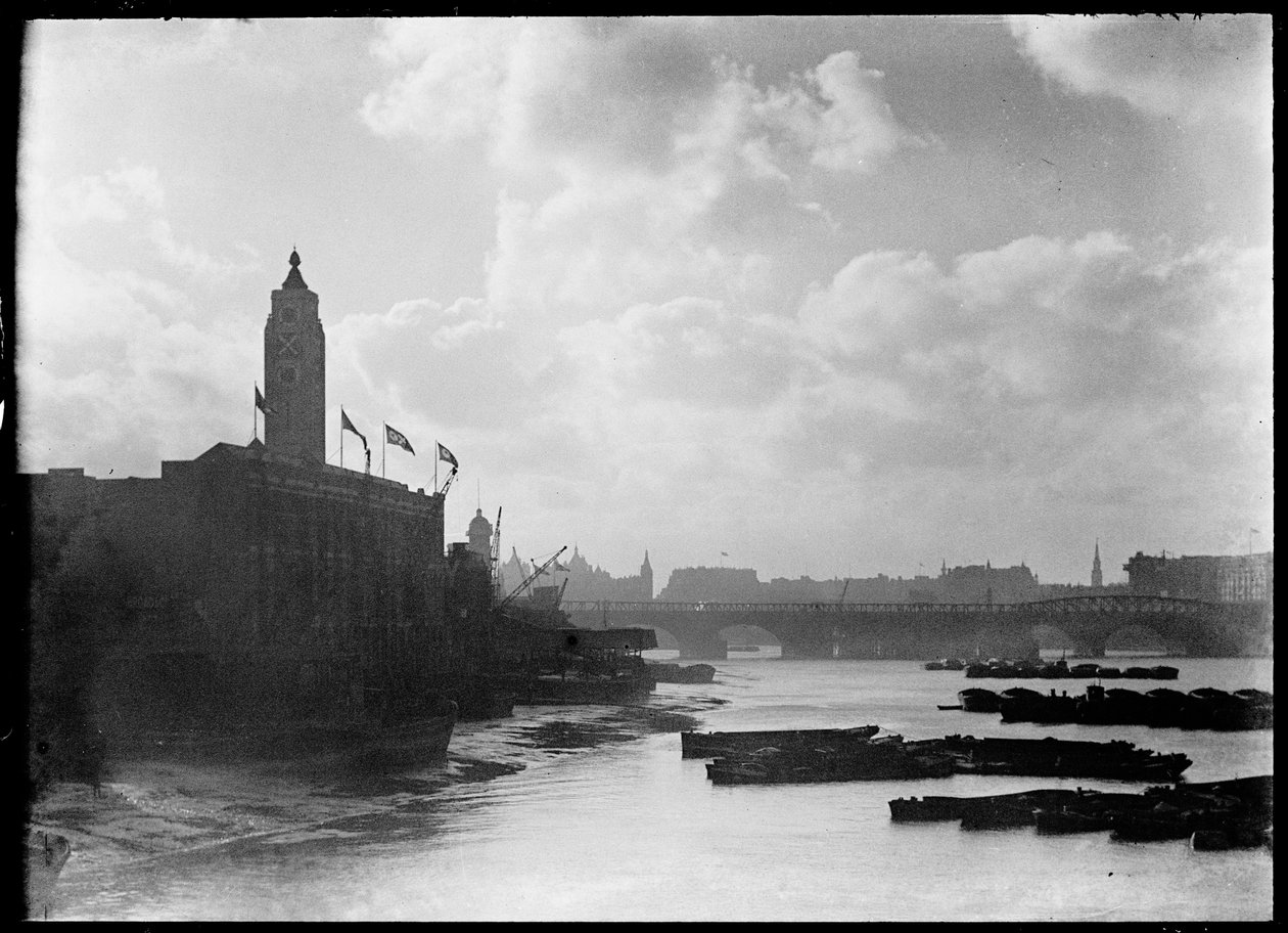 Oxo Tower Wharf, Bargehouse Street, Southwark, Greater London Authority, 1930er Jahre von Charles William Prickett