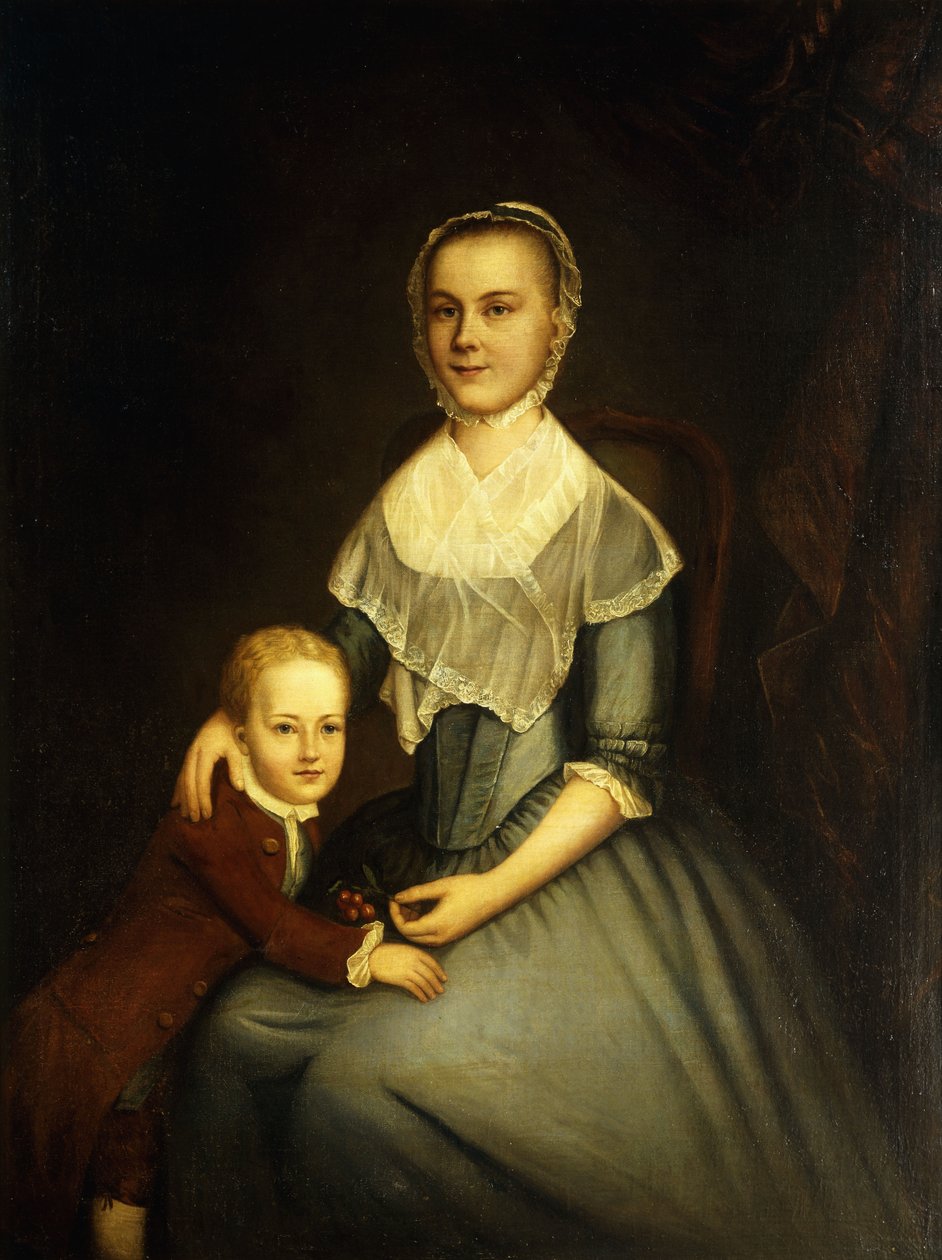 Porträt von Mrs. Arbuckle und Sohn von Charles Willson Peale