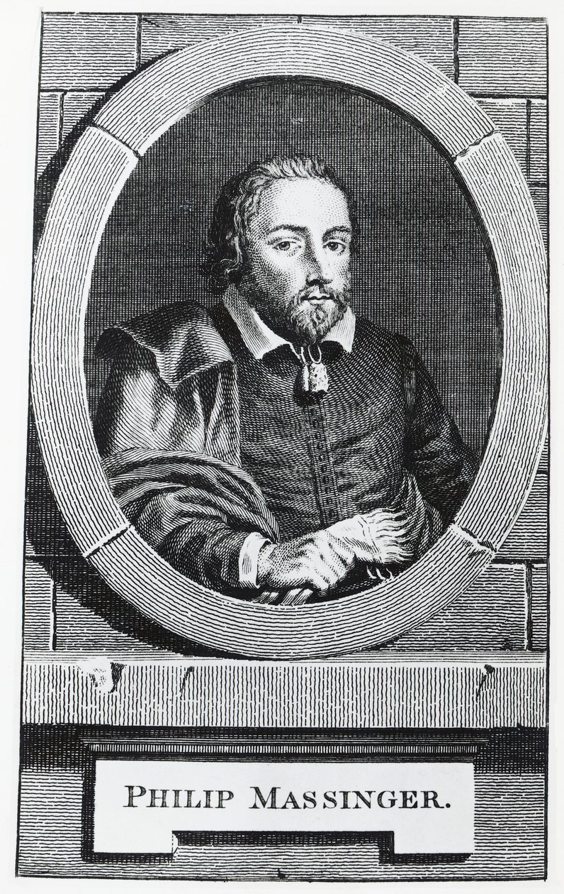 Porträt von Philip Massinger (Salisbury) von Charles the Elder Grignion