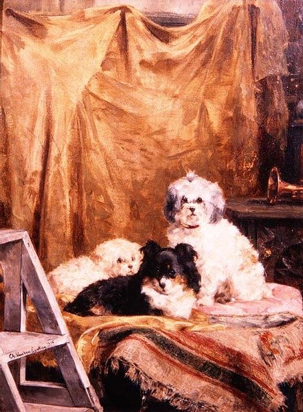 Die Schauspieler in den Kulissen, Ruhe zwischen den Akten von Charles van den Eycken