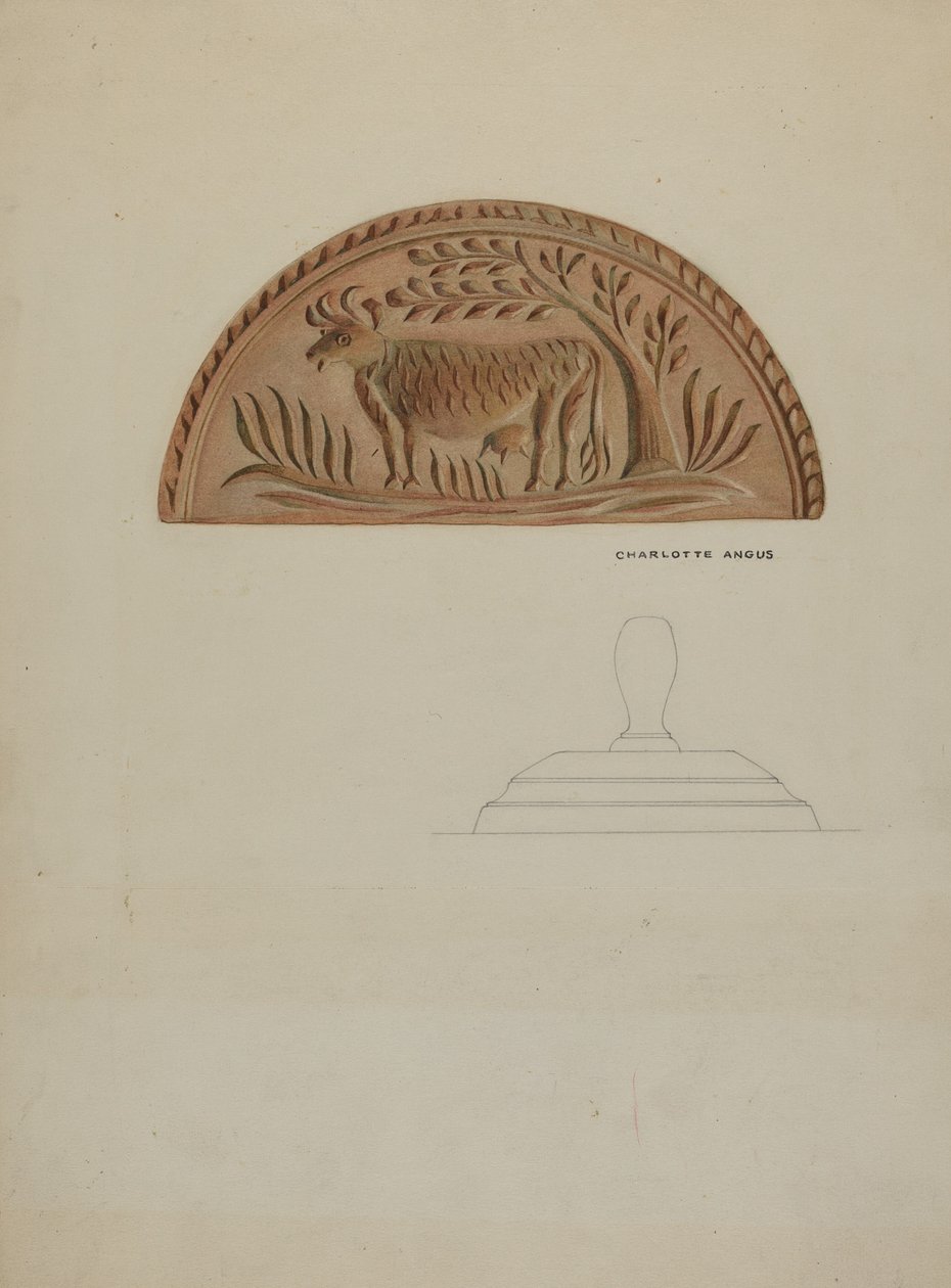 Pa. Deutscher Butterform von Charlotte Angus