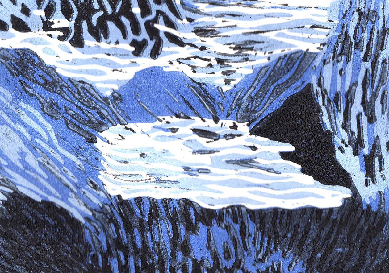 Nebelige Landschaft, 2021 von Charlotte Orr