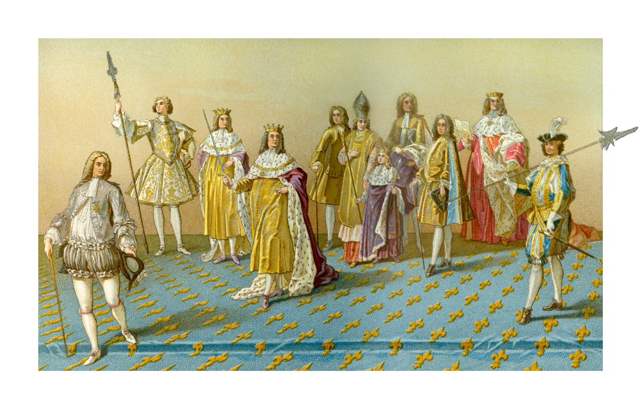 Die großen Würdenträger der Krönung, 1885 von Charpentier
