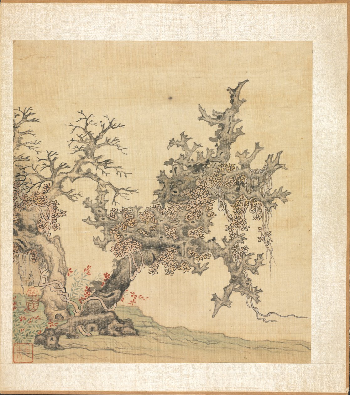 Ein alter Baum von Chen Hongshou