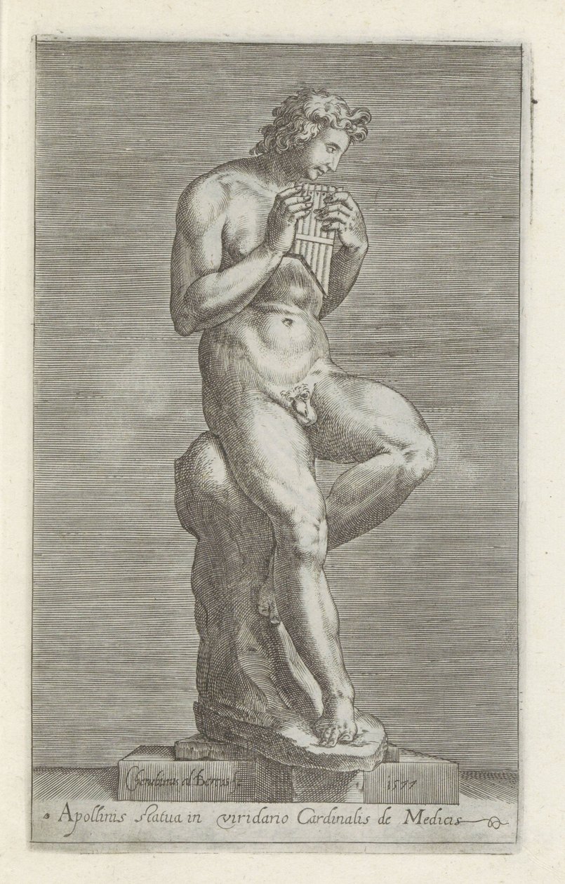Skulptur von Apollo von Cherubino Alberti