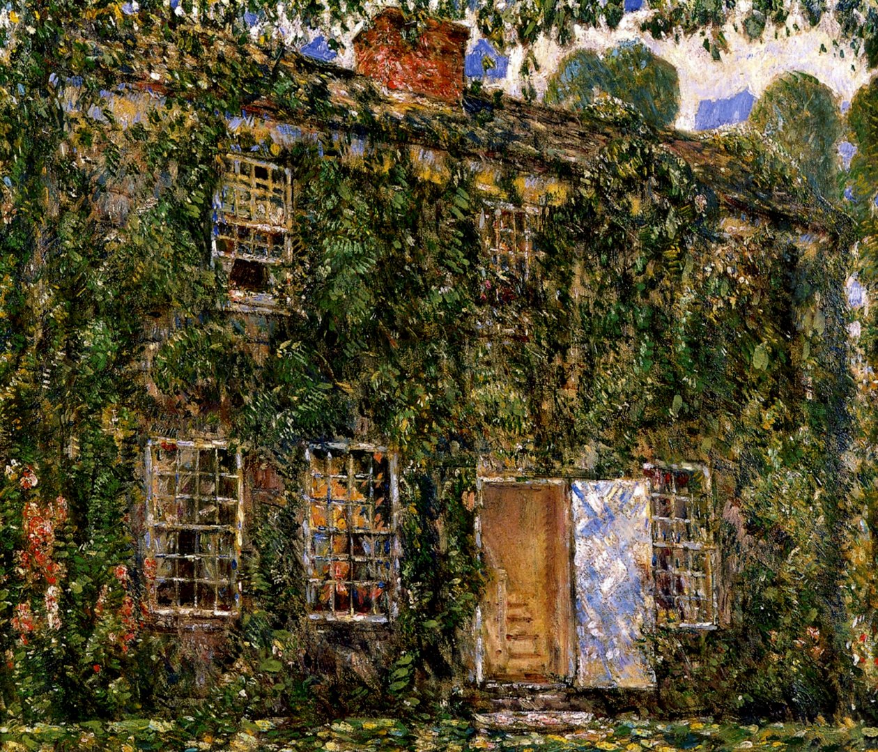 Heim Cottage, East Hampton, ca. 1916 von Childe Frederick Hassam