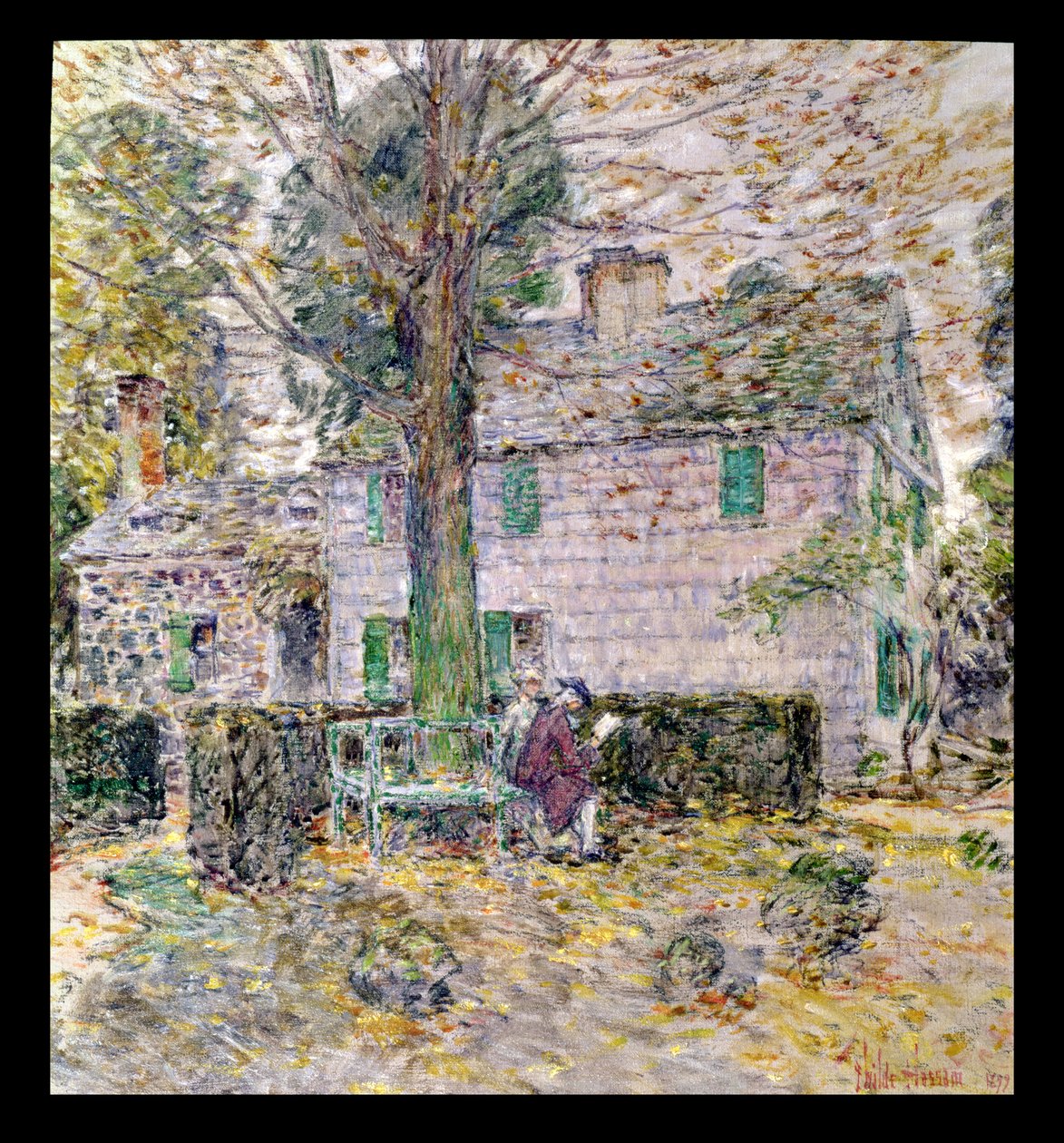 Indian Summer in Kolonialzeiten von Childe Frederick Hassam