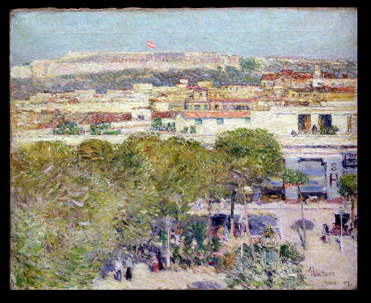 Place Centrale und Fort Cabanas, Havanna von Childe Frederick Hassam