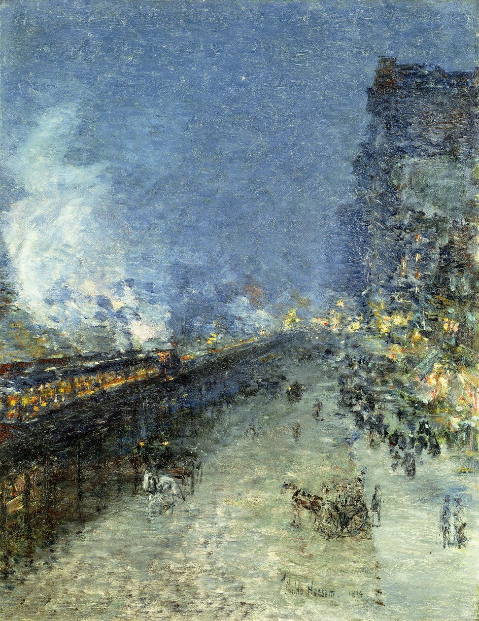 Die Hochbahn, New York von Childe Frederick Hassam
