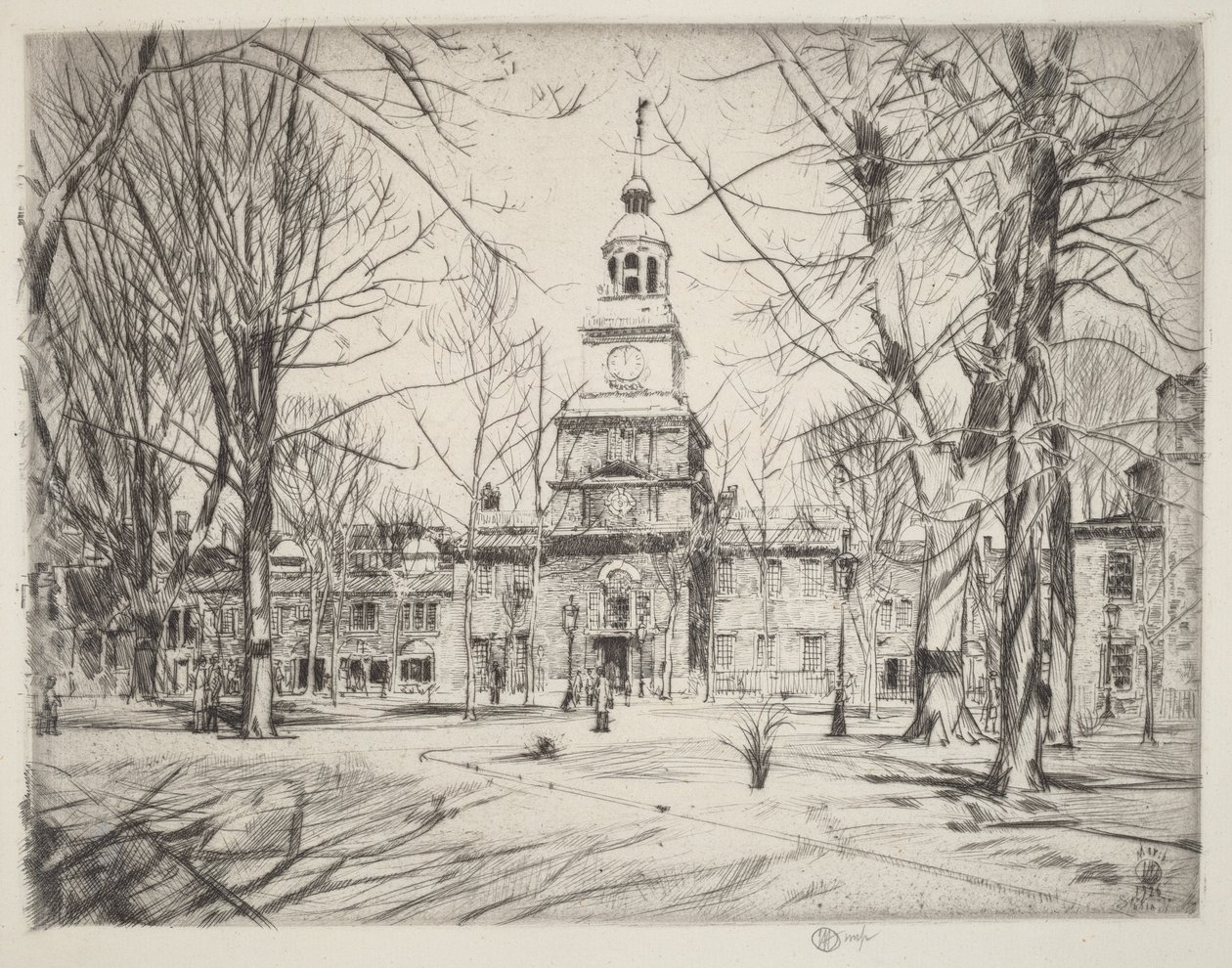 Unabhängigkeitshalle von Childe Hassam