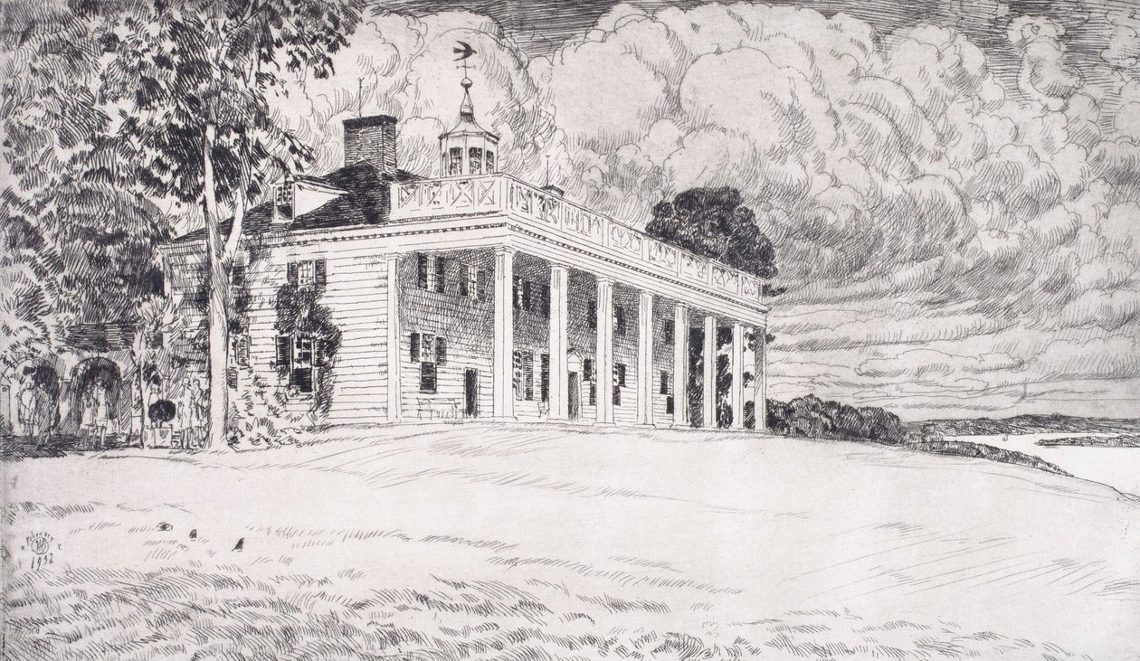 Mount Vernon von Childe Hassam