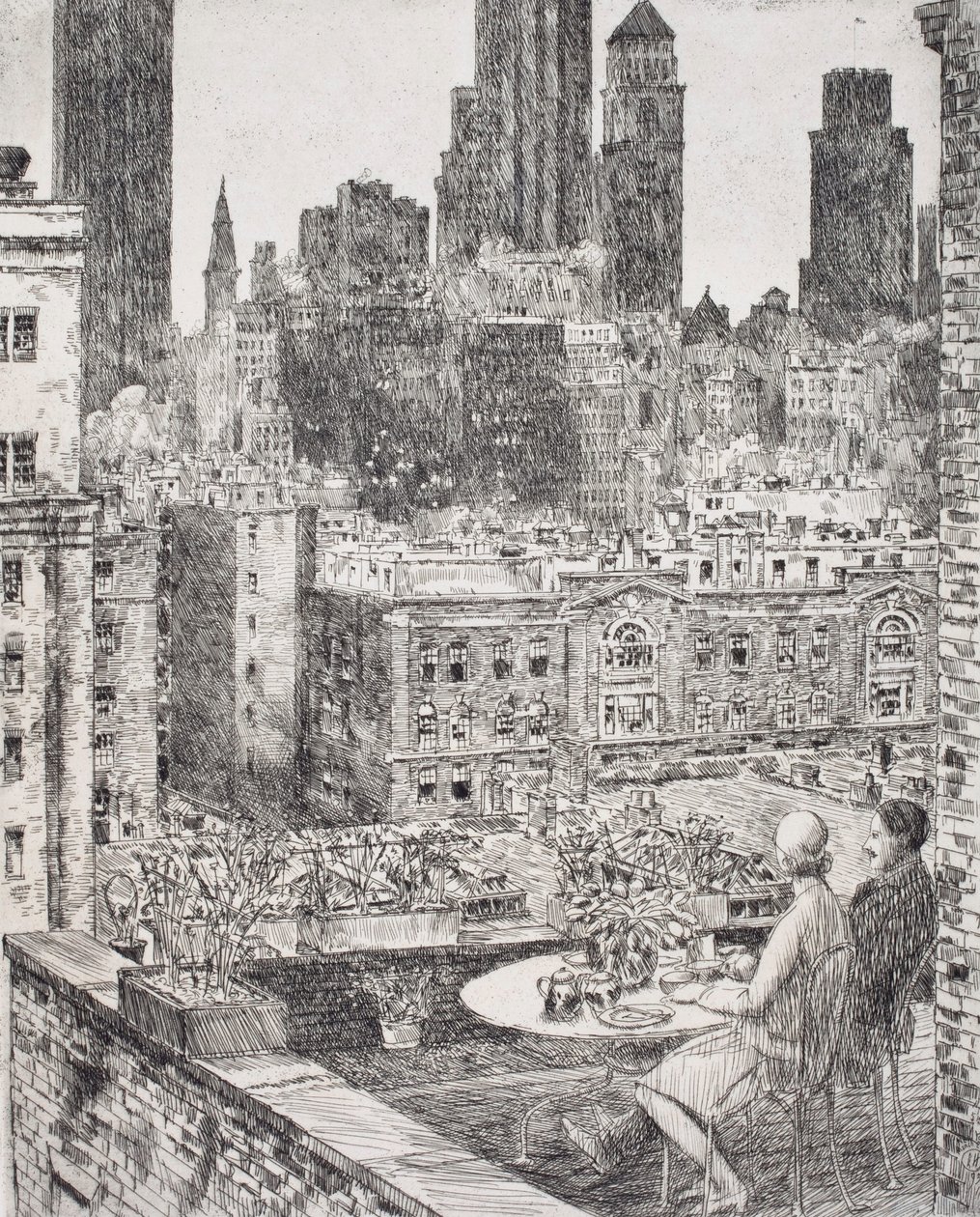 New York Frühling 1931 von Childe Hassam