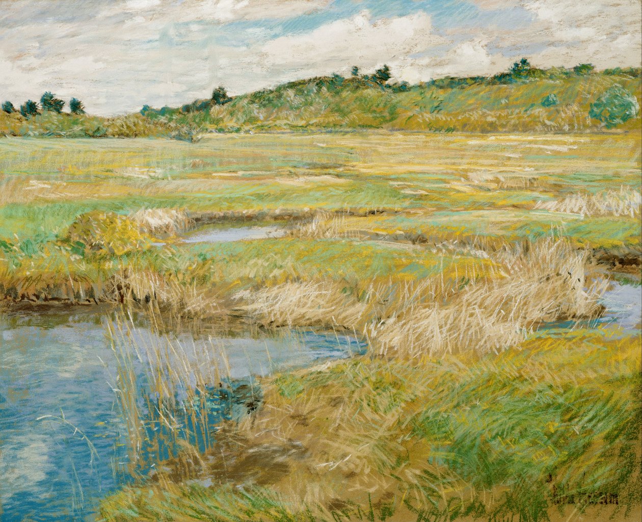 Die Concord-Wiese von Childe Hassam