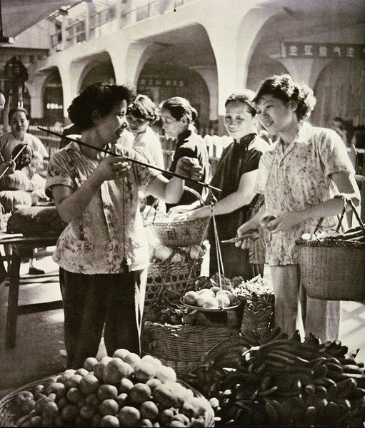 Chinesischer Markt, Shanghai von Chinese Photographer
