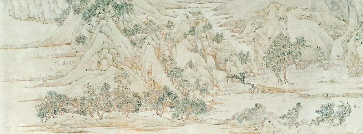 Chinesische Landschaft, Ming-Dynastie von Chinese School