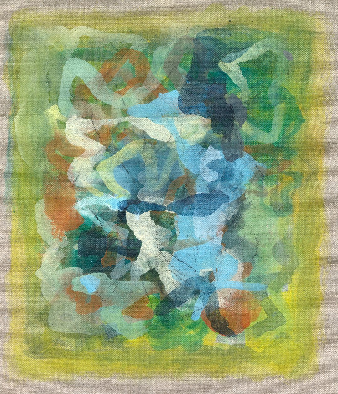 Abstrakte Komposition III von Ching Fun Tso