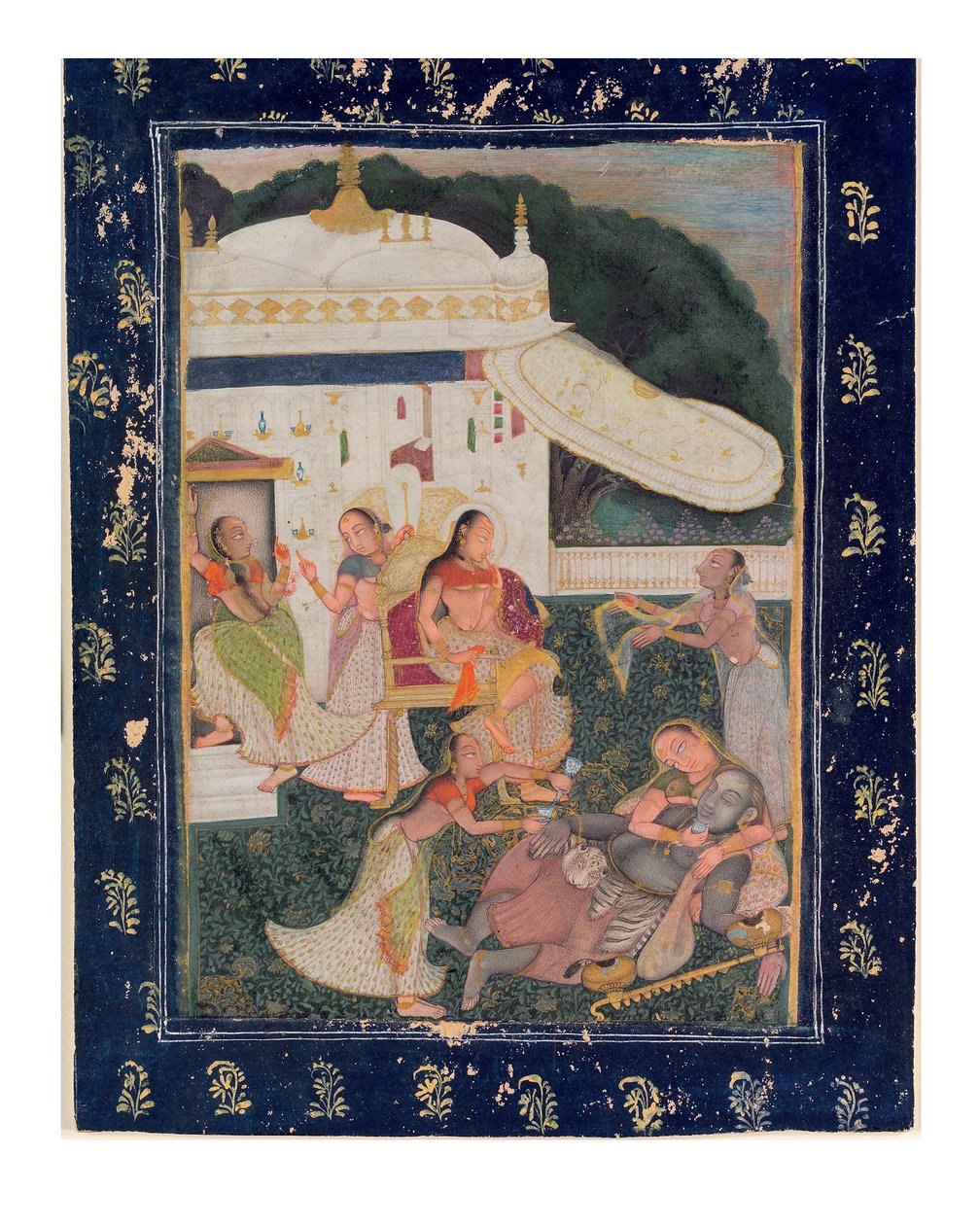 Ohnmacht beim Anblick der schönen Kamakandala, ca. 1785 von Chokha