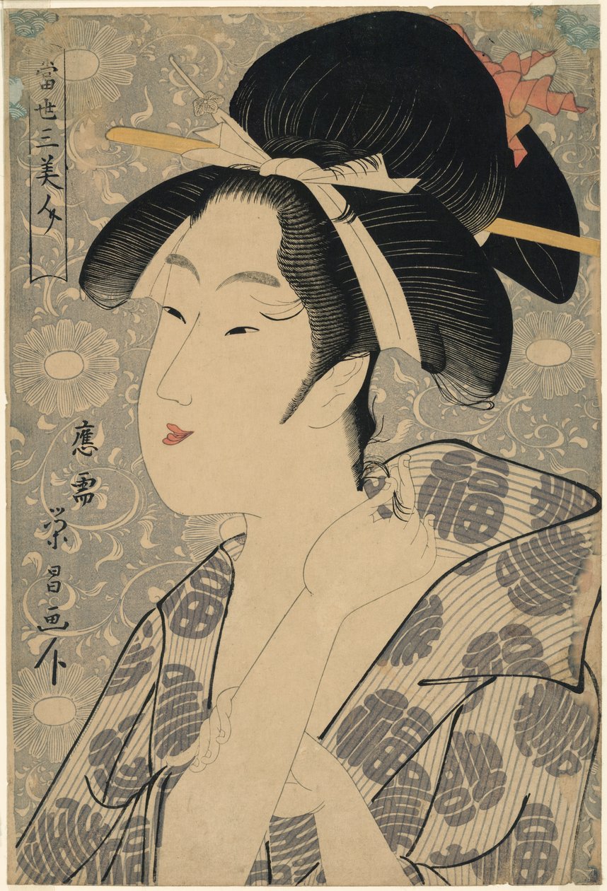 Drei Schönheiten unserer Zeit (Tosei san bijin) von Chokosai Eisho