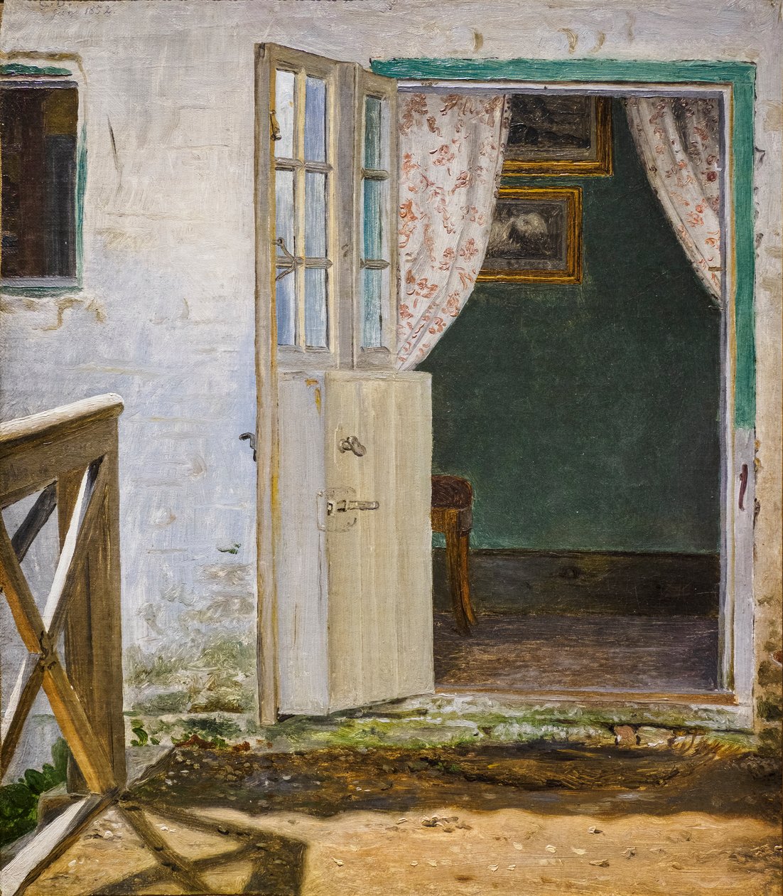 Garteneingang im Pfarrhaus von Hellested von Christen Dalsgaard