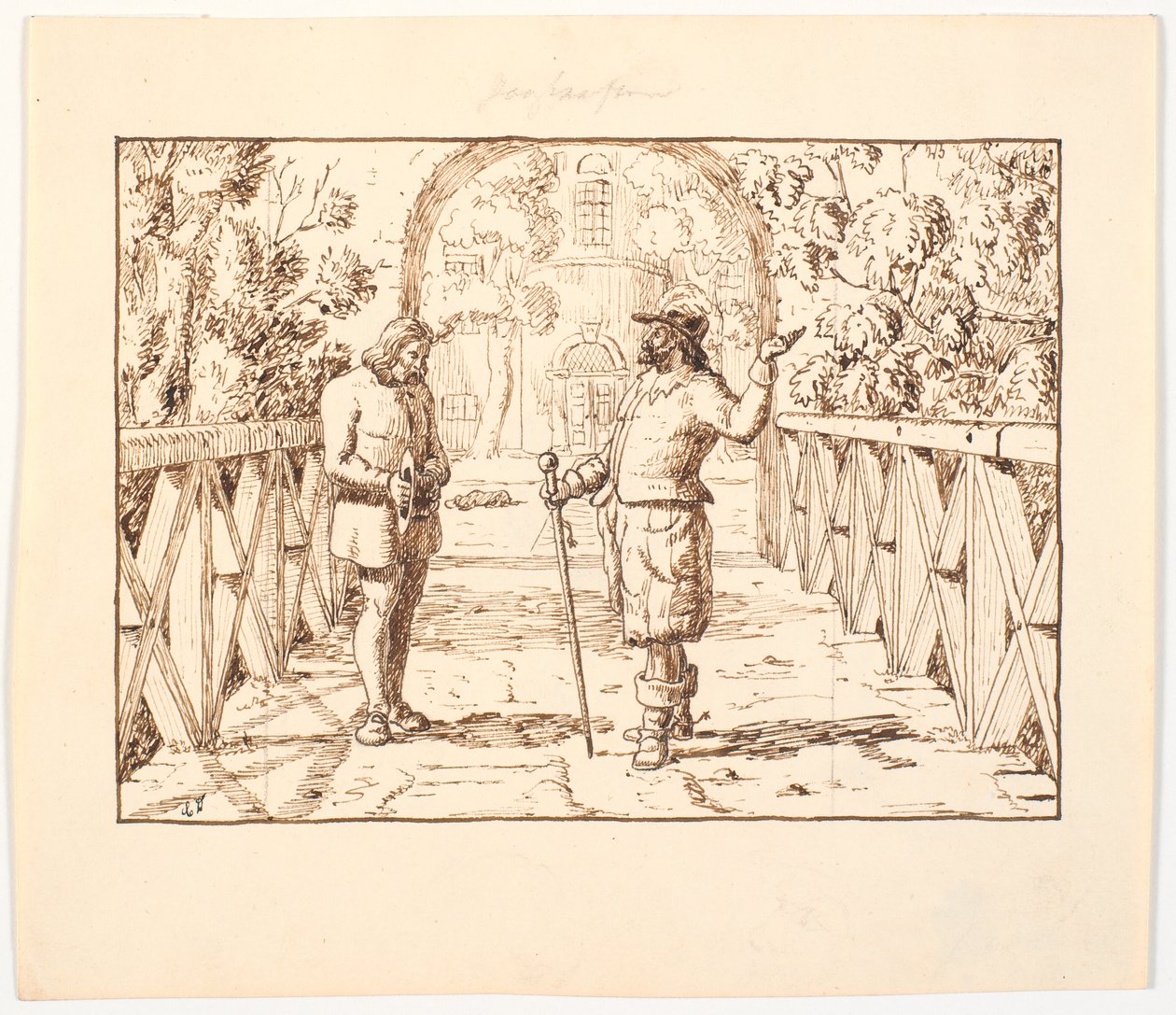 Illustration zu St. St. Blicher, Die drei Heiligenabende von Christen Dalsgaard
