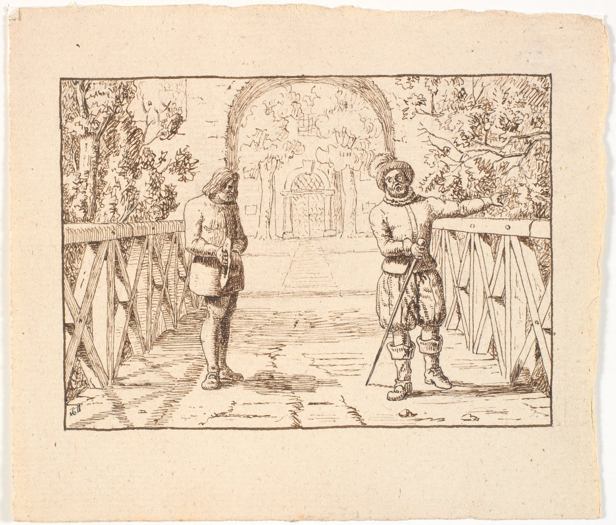 Illustration zu St. St. Blicher, Die drei Heiligenabende von Christen Dalsgaard