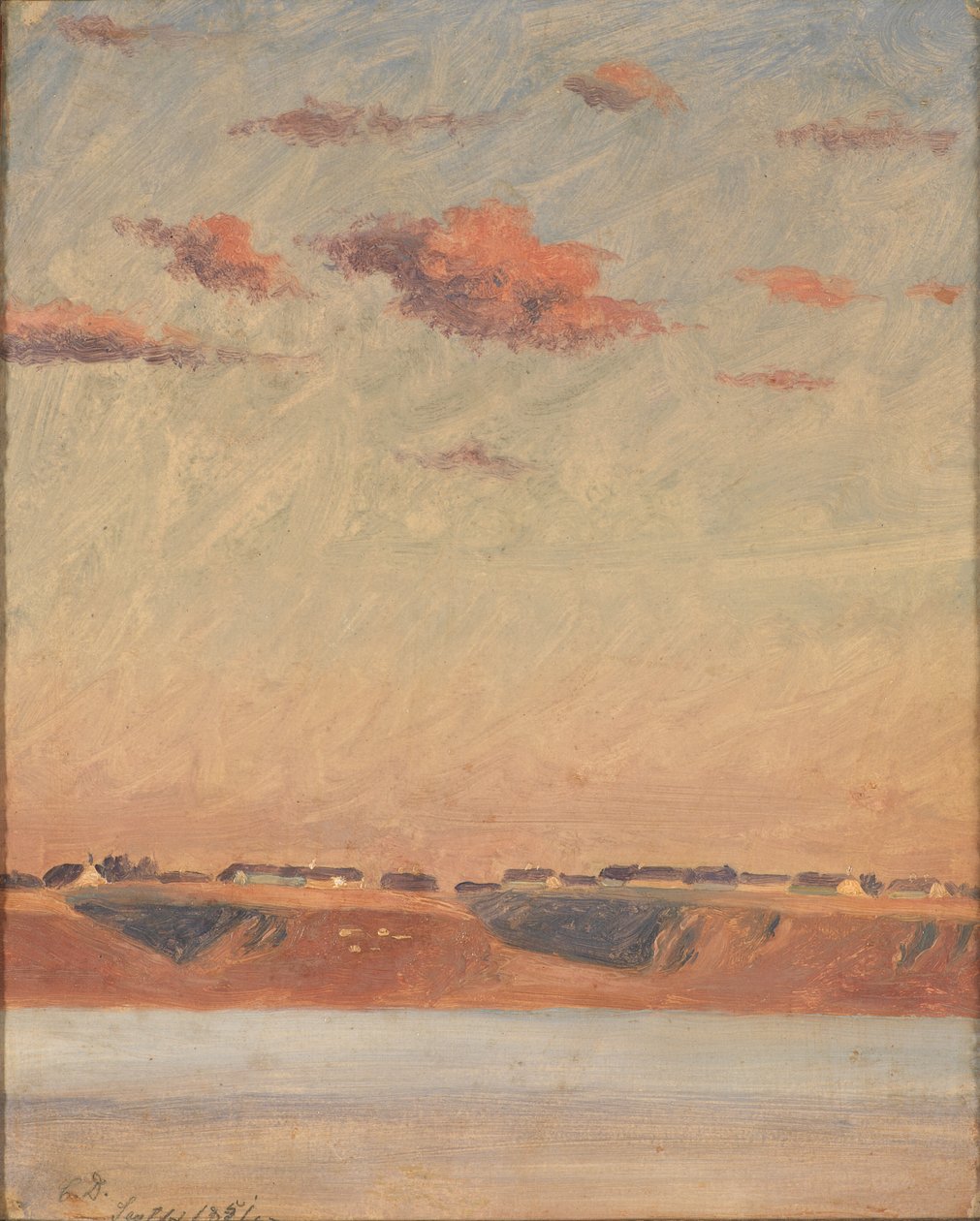 Der Limfjord in Jütland. Studie von Christen Dalsgaard